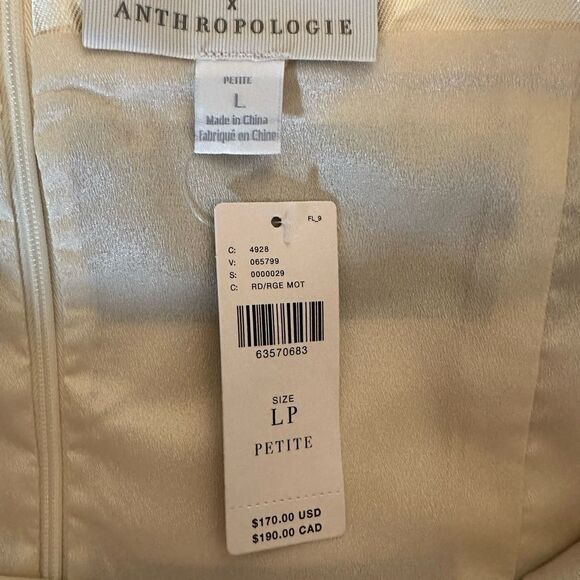 MARE MARE Dress Satin Striped Size L • NEW WITH TAGS - Picture 9 of 12